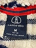 Lands' End Stripes Ivory Turtleneck Sweater Size M - photo 6