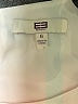 E3 by Etcetera 100% Polyester Ivory Sleeveless Blouse Size 6 - photo 7