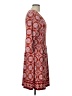 Max Studio Paisley Red Casual Dress Size L - photo 4