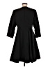 Lafayette 148 New York 100% Polyester Black Coat Size 6 - photo 2