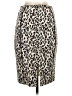 White House Black Market Animal Print Ivory Casual Skirt Size 00 - photo 2