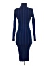 L'Agence Blue Cocktail Dress Size XS (0) - photo 2
