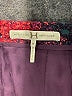 Halston Heritage Print Red Silk Skirt Size 10 - photo 4
