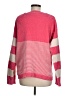 Wanna B 100% Acrylic Color Block Red Pink Pullover Sweater Size M - photo 2