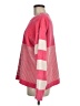 Wanna B 100% Acrylic Color Block Red Pink Pullover Sweater Size M - photo 5