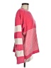 Wanna B 100% Acrylic Color Block Red Pink Pullover Sweater Size M - photo 4