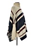 Hyfve 100% Acrylic Stripes Blue Poncho Size S - photo 4