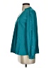 Jennifer Lopez 100% Polyester Teal Long Sleeve Blouse Size XS - photo 5
