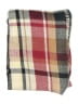 Unbranded Plaid Burgundy Red Scarf One size - photo 2