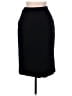 Pendleton 100% Virgin Wool Solid Black Wool Skirt Size 10 - photo 2