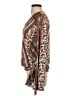 Venus Brown Long Sleeve Blouse Size XS - photo 5