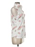 Catherine Wingate Floral Graphic White Sleeveless Blouse Size M - photo 4