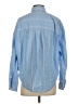American Eagle Outfitters Chevron-herringbone Blue Long Sleeve Button-Down Shirt Size XS - photo 2