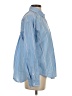 American Eagle Outfitters Chevron-herringbone Blue Long Sleeve Button-Down Shirt Size XS - photo 4