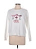 Rae Dunn Graphic White Pullover Sweater Size L - photo 1