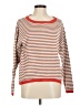 Unbranded 100% Cotton Stripes Red Pullover Sweater Size M - photo 1
