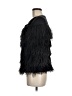 Escada Solid Black Faux Fur Jacket Size EU 38 / US 8 - photo 5