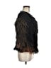 Escada Solid Black Faux Fur Jacket Size EU 38 / US 8 - photo 4