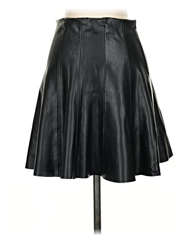 Zara Faux Leather Skirt (view 1)