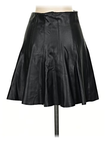 Zara Faux Leather Skirt (view 2)