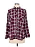 Torrid Plaid Burgundy Long Sleeve Button-Down Shirt Size Med Plus (00) - photo 1