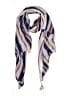 L.A. Express 100% Polyester Stripes Blue White Scarf One size - photo 1