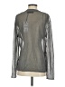 Zara Metallic Gray Long Sleeve Top Size S - photo 2