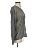 Zara Metallic Gray Long Sleeve Top Size S - photo 4