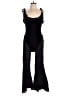 Assorted Brands 100% Polyester Solid Black Jumpsuit Size XL - photo 1