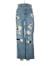 PacSun 100% Cotton Hearts Blue Jeans Size 24 waist - photo 1
