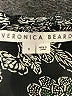 Veronica Beard Floral Black Gray 3/4 Sleeve Blouse Size 6 - photo 7