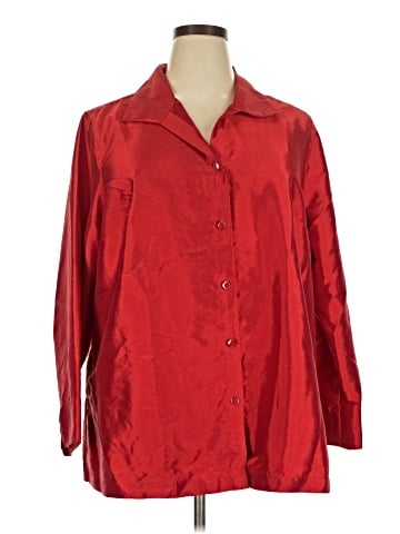 Charter Club 3/4 Sleeve Button-Down Shirt (view 1)
