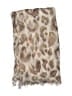 Unbranded Animal Print Tan Ivory Scarf One size - photo 2
