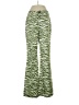 Shein Animal Print Green Casual Pants Size 4 - photo 1