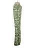Shein Animal Print Green Casual Pants Size 4 - photo 4