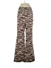 Shein Animal Print Brown Casual Pants Size 4 - photo 1