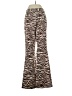 Shein Animal Print Brown Casual Pants Size 4 - photo 2