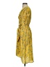 Max Studio 100% Polyester Paisley Yellow Casual Dress Size XS - photo 5