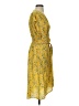 Max Studio 100% Polyester Paisley Yellow Casual Dress Size XS - photo 4