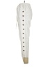 Unbranded Ivory White Cargo Pants Size L - photo 5