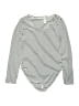 Style U Stripes Silver Bodysuit Size L - photo 1