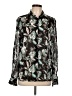 IKKS 100% Viscose Floral Black Long Sleeve Blouse Size EU (FR) 42 / US 10 - photo 1