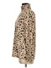Lands' End 100% Polyester Animal Print Tan Turtleneck Sweater Size 6 - 8 - photo 5