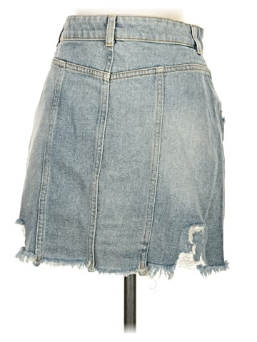 Free People Denim Skirt (view 2)