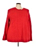 Croft & Barrow Chevron-herringbone Red Pullover Sweater Size 3X - photo 1