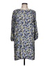 Old Navy 100% Rayon Print Blue Casual Dress Size L - photo 1