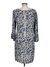 Old Navy 100% Rayon Print Blue Casual Dress Size L - photo 2