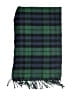 Unbranded Plaid Green Blue Scarf One size - photo 2