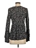 Hinge 100% Viscose Black Long Sleeve Blouse Size XS - photo 2