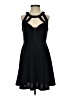 Alt. B Solid Black Cocktail Dress Size S - photo 1